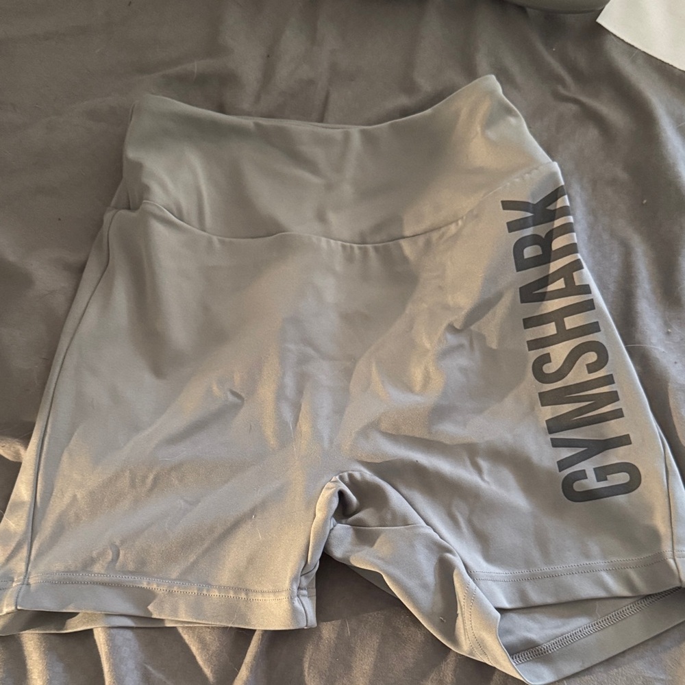 Gymshark Women's Athletic Shorts in Light Gray